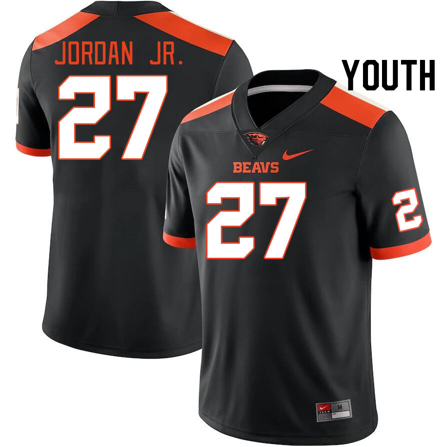 Youth #27 Andre Jordan Jr. Oregon State Beavers College Football Jerseys Stitched-Black